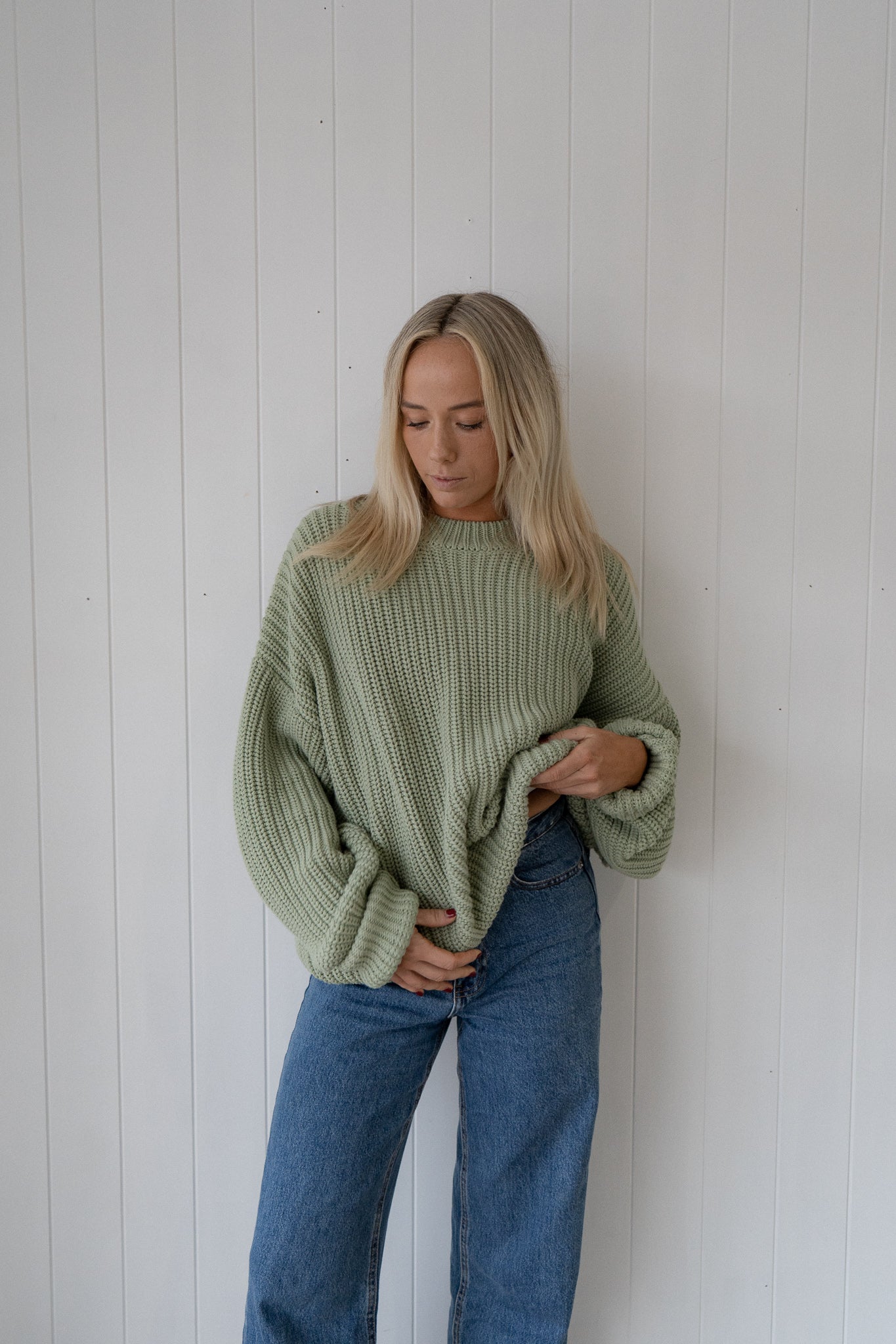 Oversized chunky knit