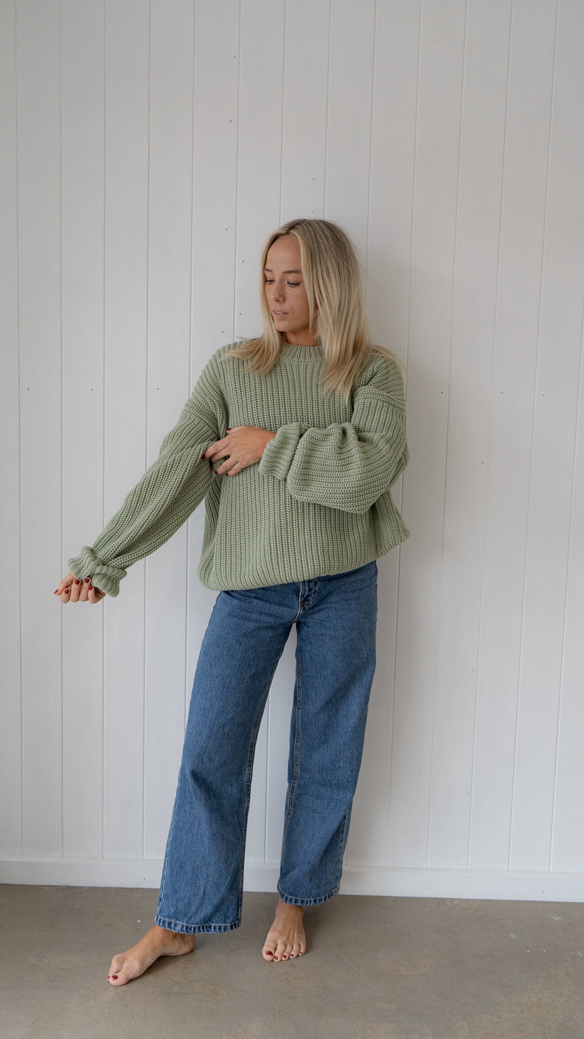 Oversized chunky knit