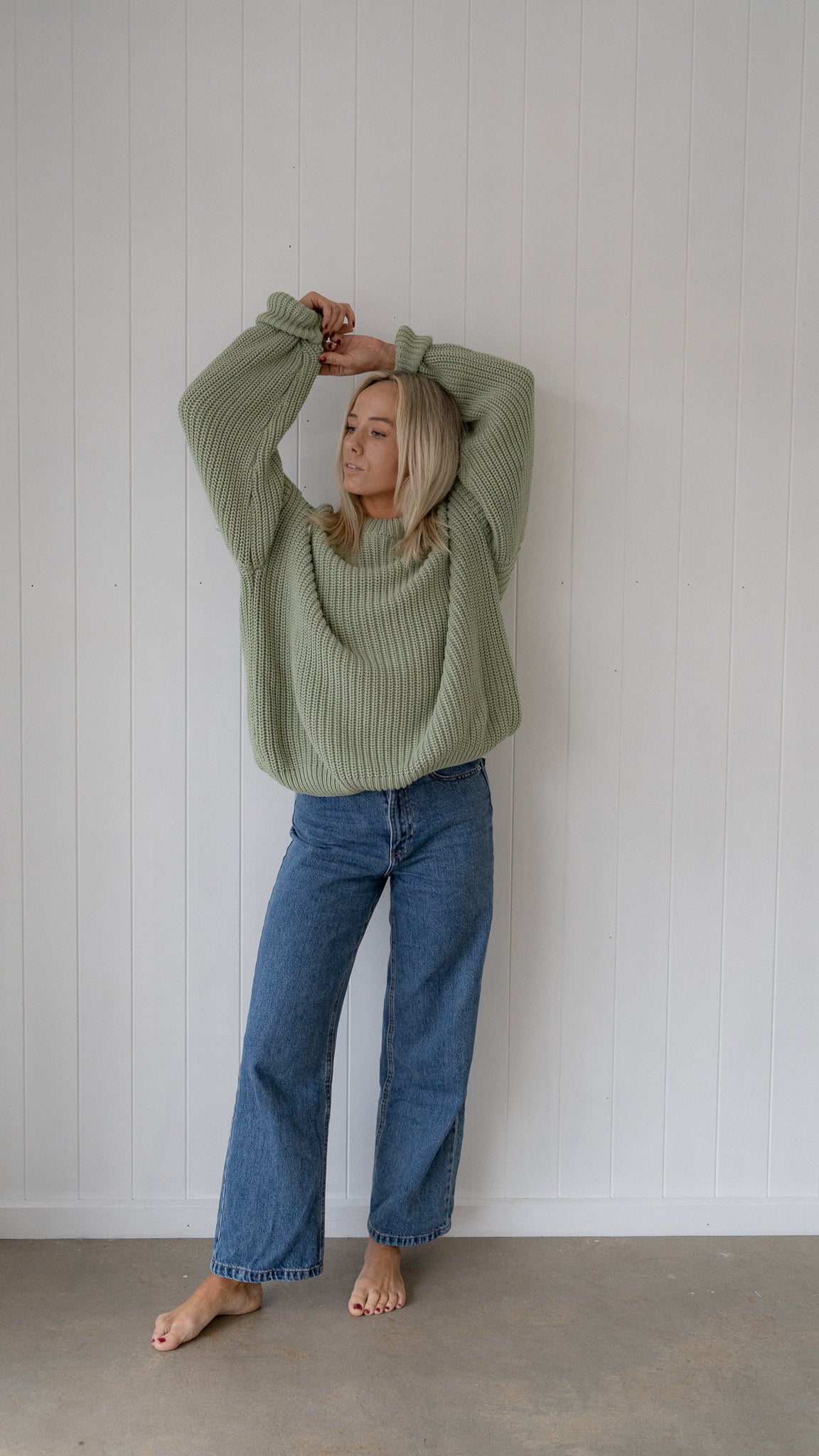 Oversized chunky knit