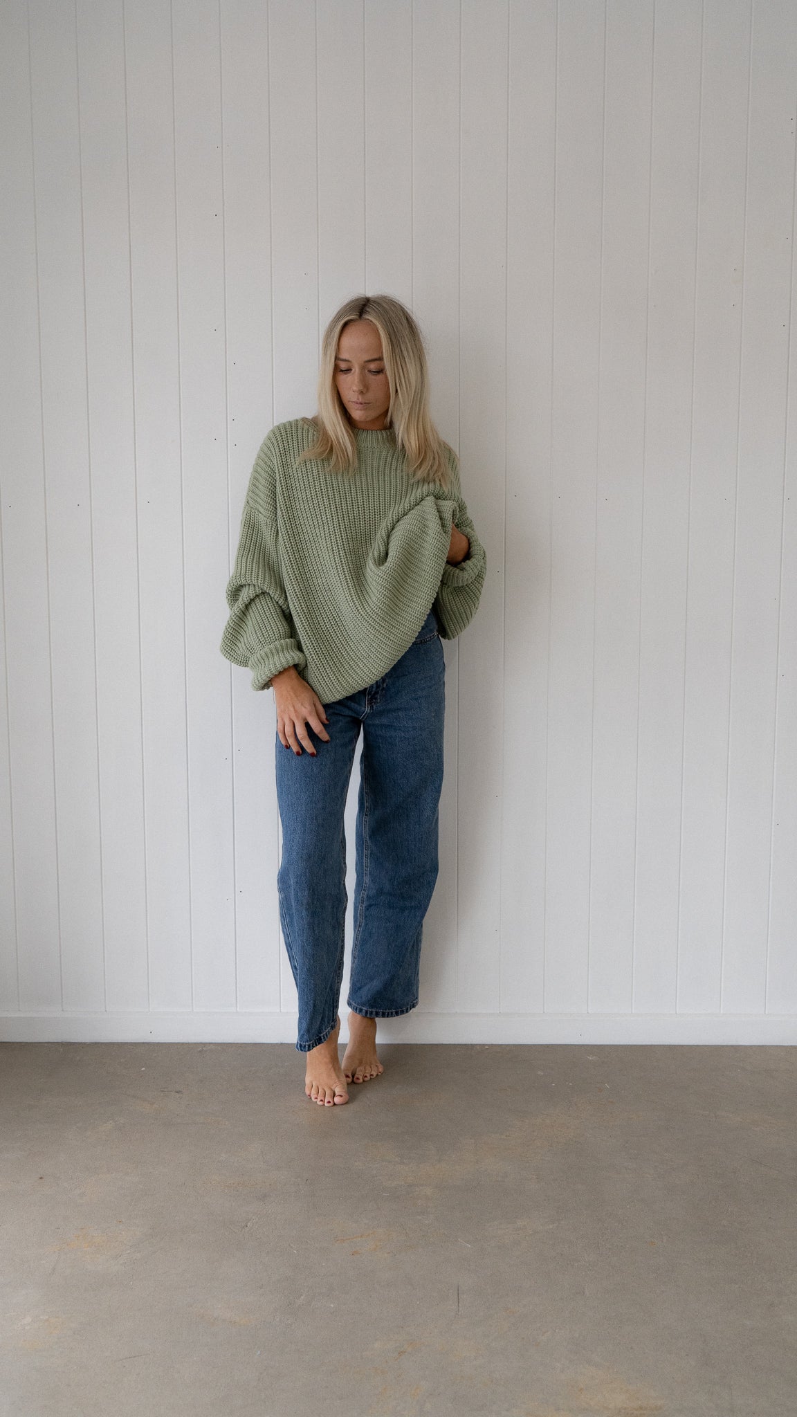 Oversized chunky knit