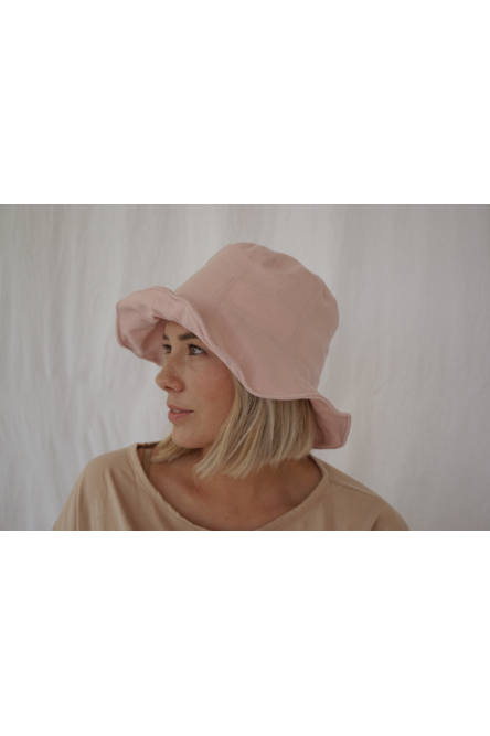 Casual day hat blush